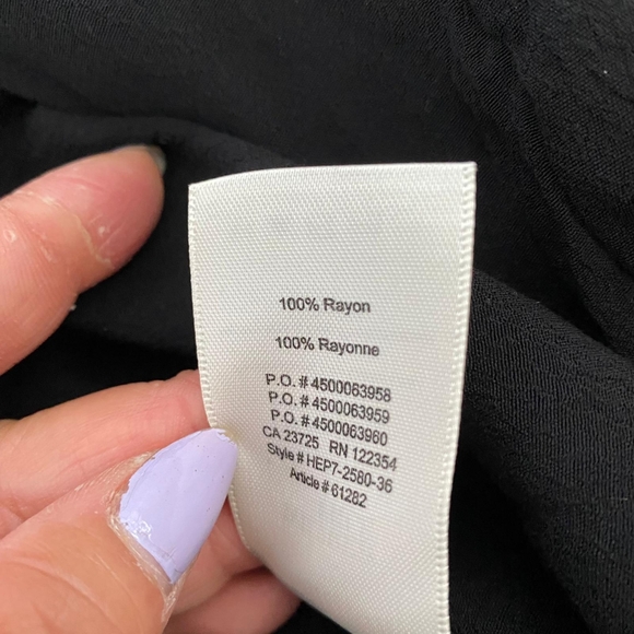 Wilfred Black Top Size M - Picture 12 of 13